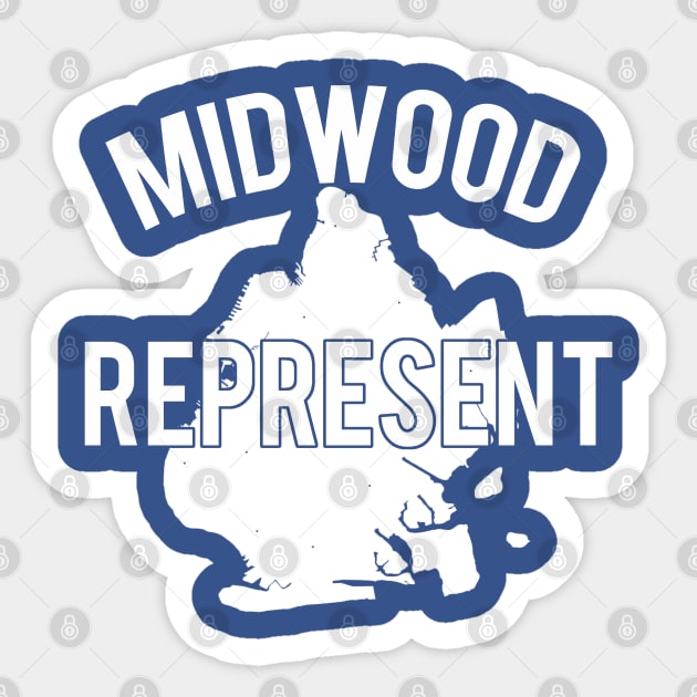 Midwood Brooklyn Sticker by PopCultureShirts